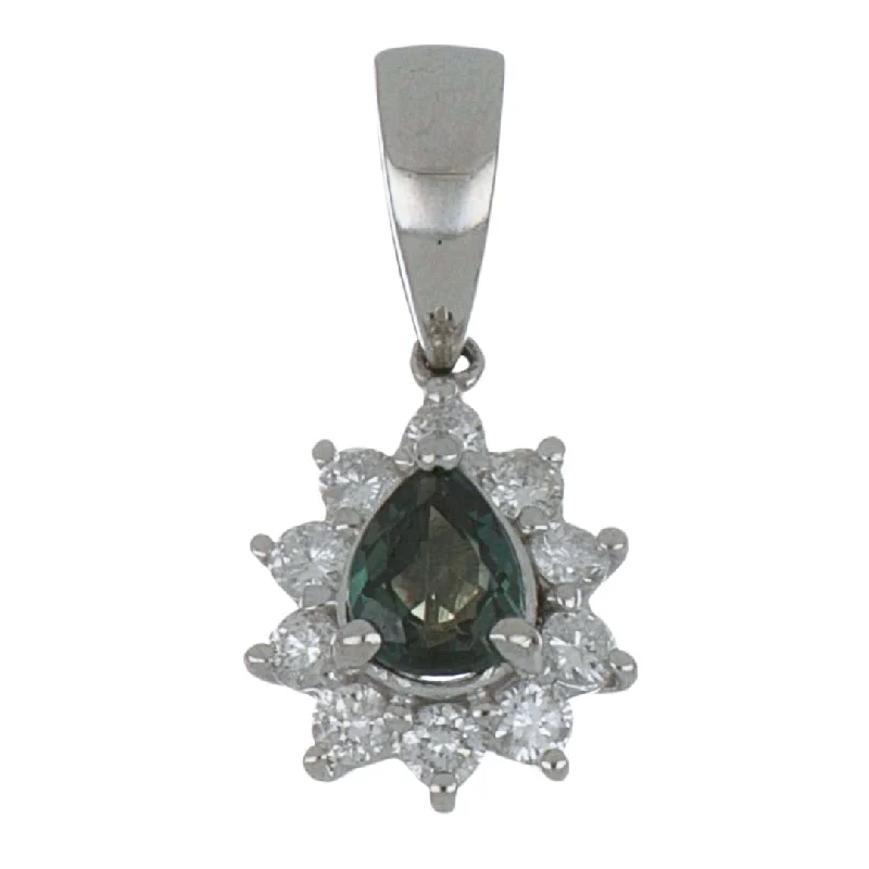 Alexandrite Pendant (Alexandrite 0.41 cts. White Diamond 0.26 cts.)