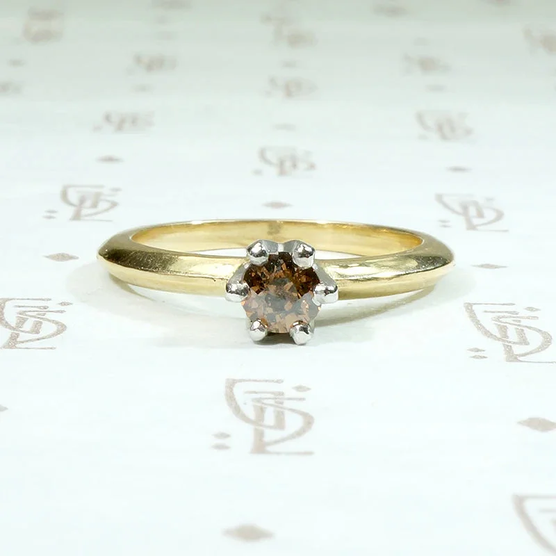 Brilliant Fancy Brown Diamond Solitaire by 720