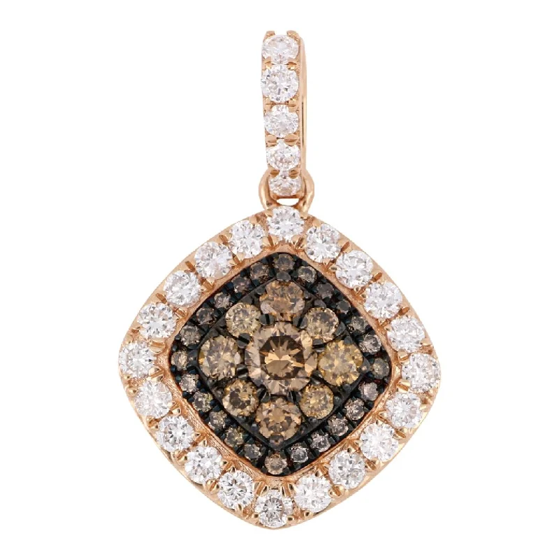 Brown Diamond Pendant (Brown Diamond 0.49 cts. White Diamond 0.53 cts.)