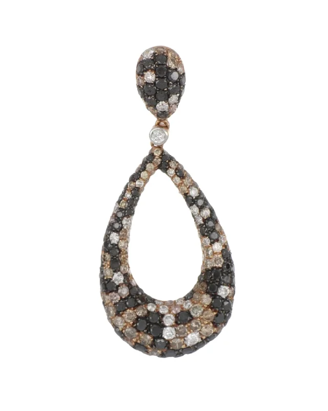 Brown Diamond Pendant (Brown Diamond 1.52 cts. Black Diamond 1.65 cts. White Diamond 0.46 cts.)