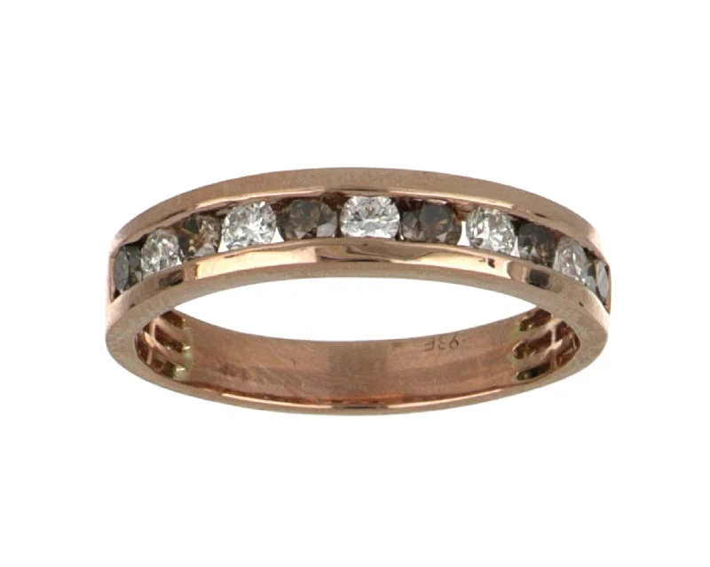 Brown Diamond Ladies Ring (Brown Diamond 0.54 cts. White Diamond 0.39 cts.)