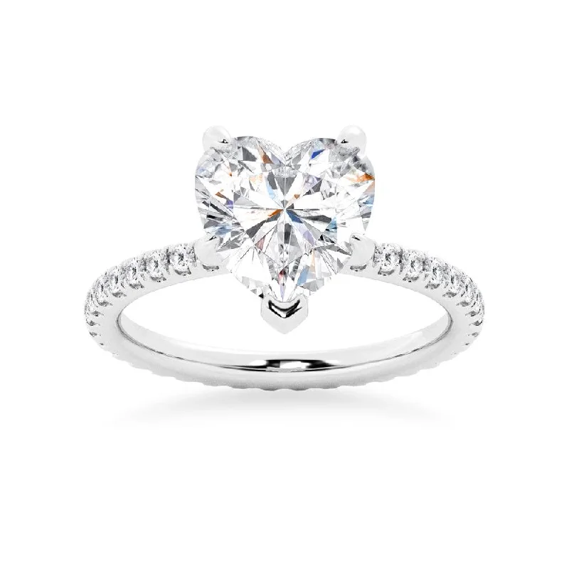 Heart Shaped Engagement Ring