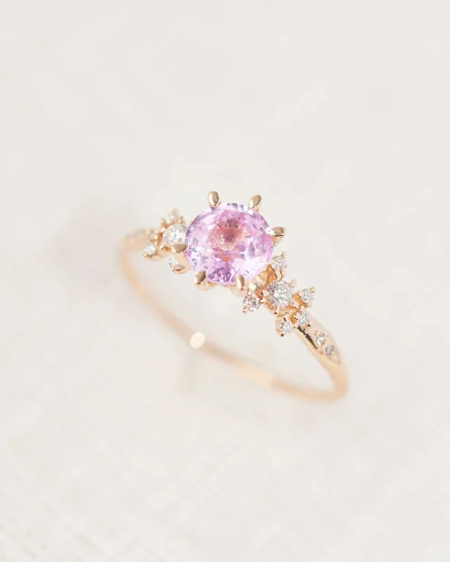 OOAK Pink Sapphire Tethys Ring - 1.00ct