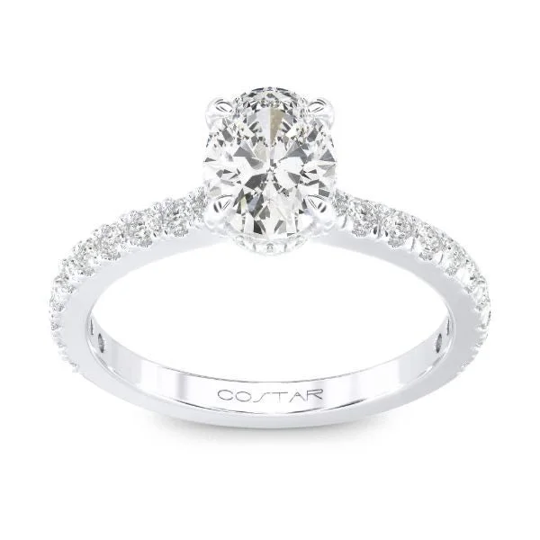 Oval Diamond Engagement Ring