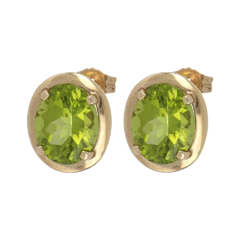 Peridot Earrings (Peridot 7.04 cts)