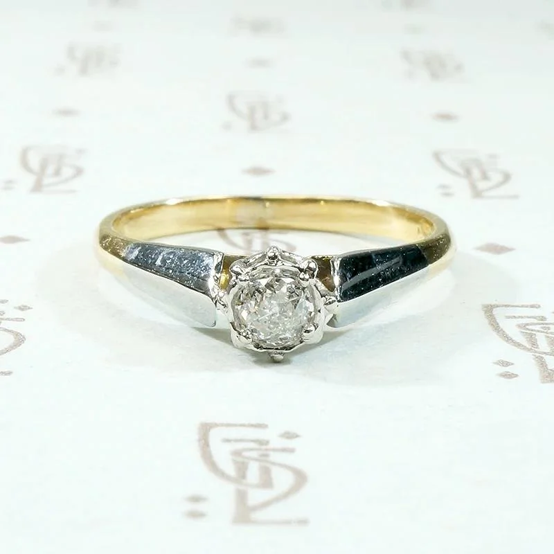 Marvelously Modern OMC Engagement Ring