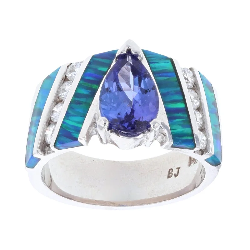 Tanzanite Ring (Tanzanite 2.48 cts. White Diamond 0.43 cts.)