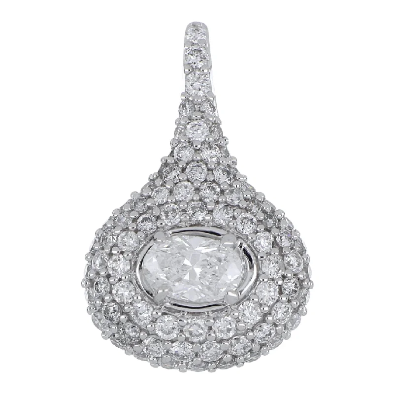 White Diamond Pendant (White Diamond 0.32 cts. White Diamond 0.7 cts.)