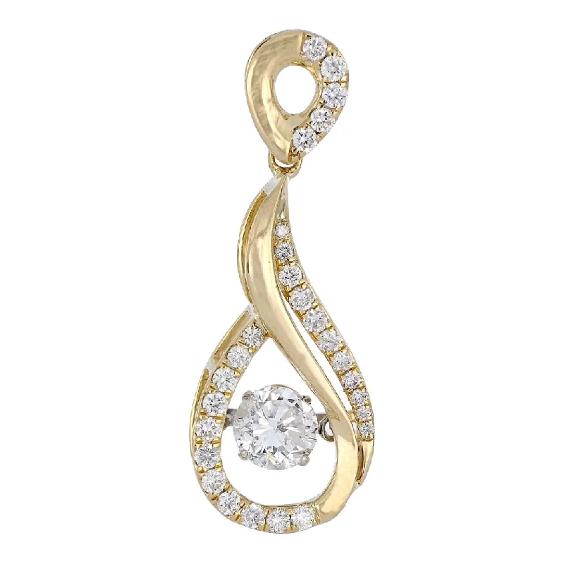 White Diamond Pendant (White Diamond 0.53 cts. White Diamond 0.31 cts.)