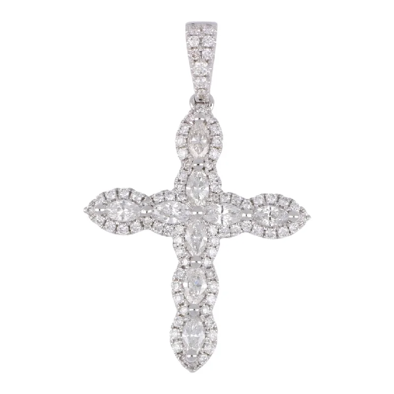 White Diamond Pendant (White Diamond 0.71 cts. Round White Diamond 0.44 cts.)