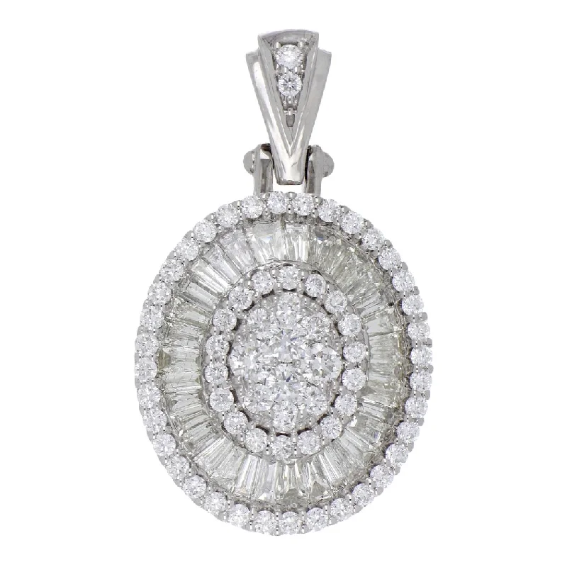 White Diamond Pendant (White Diamond 1.01 cts. White Diamond 1.24 cts.)