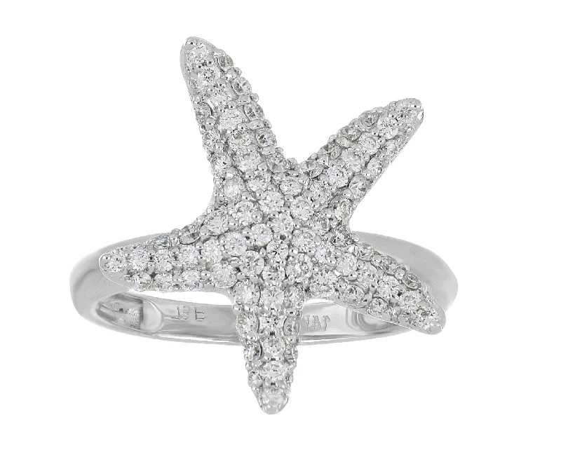 White Diamond Ladies Ring (White Diamond 0.73 cts.)