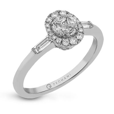 .48ct 14k White Gold Engagement Ring