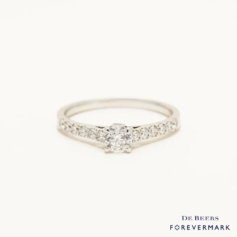 Forevermark Diamond Engagement Ring in 18kt White Gold (3/4ct tw)