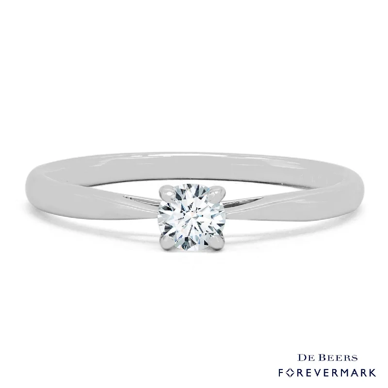 Forevermark Diamond Solitaire Ring in 18kt White Gold (1/5ct)