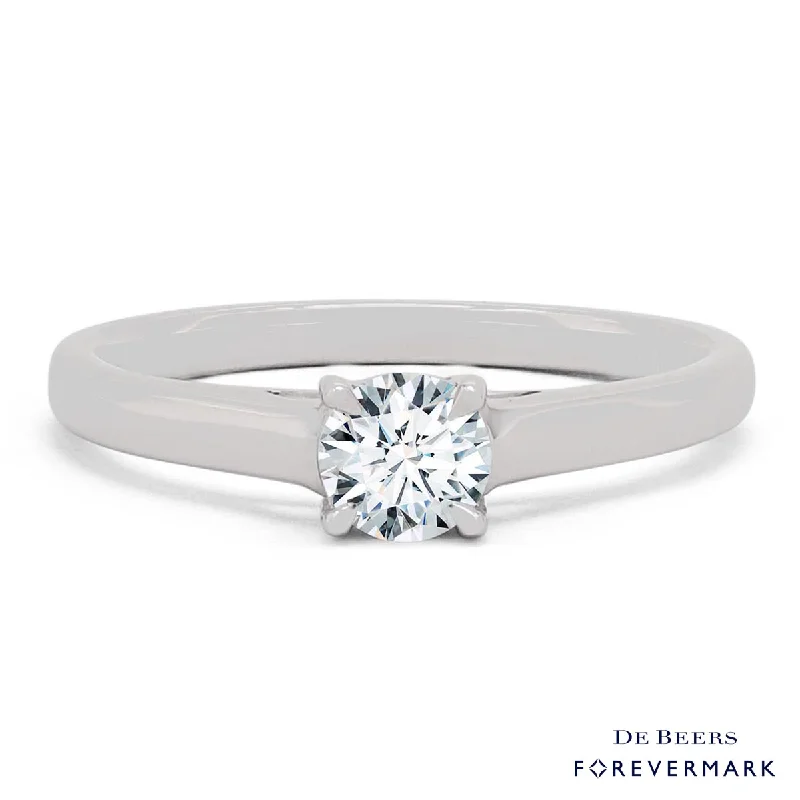 Forevermark Diamond Solitaire Ring in 18kt White Gold (3/8ct)