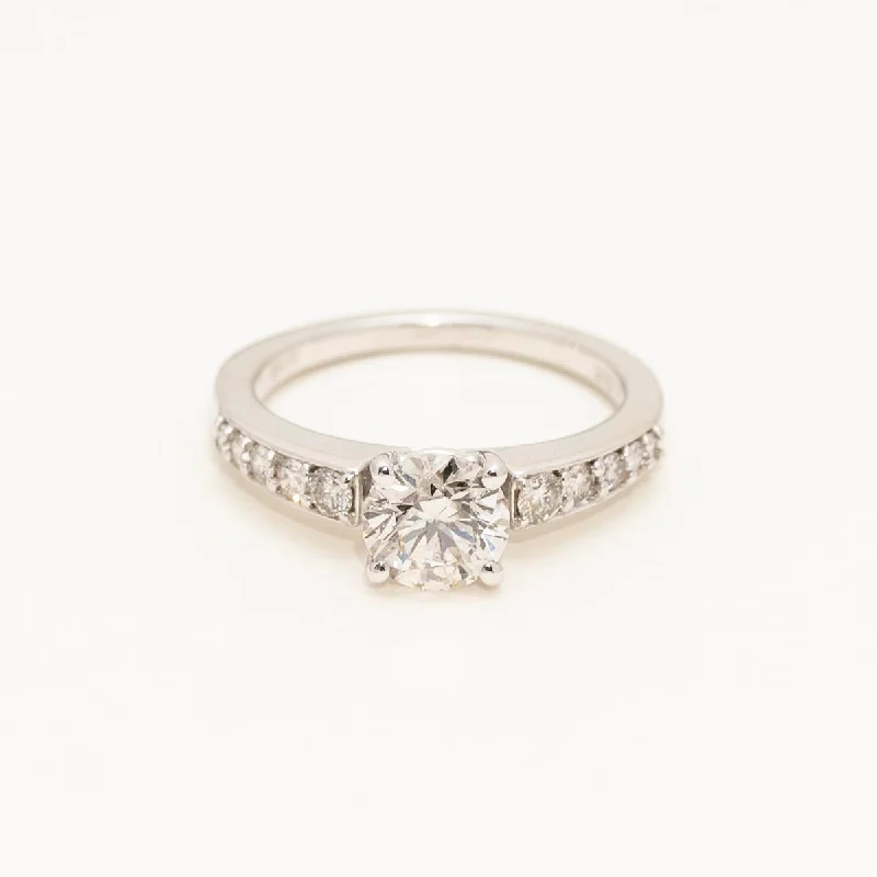 Diamond Engagement Ring in 14kt White Gold (1 3/8ct tw)