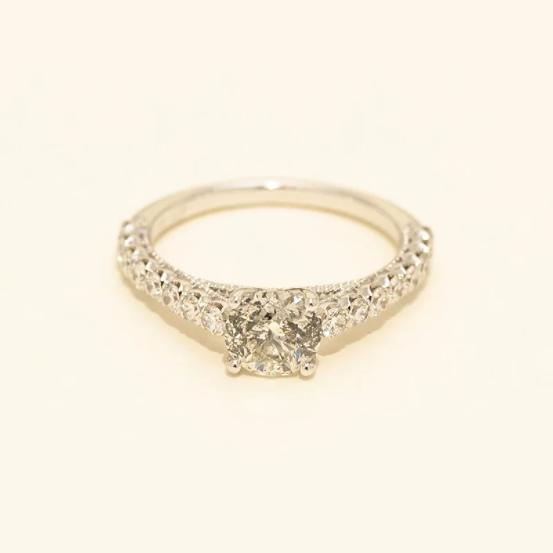 Diamond Engagement Ring in 14kt White Gold (1 5/8ct tw)