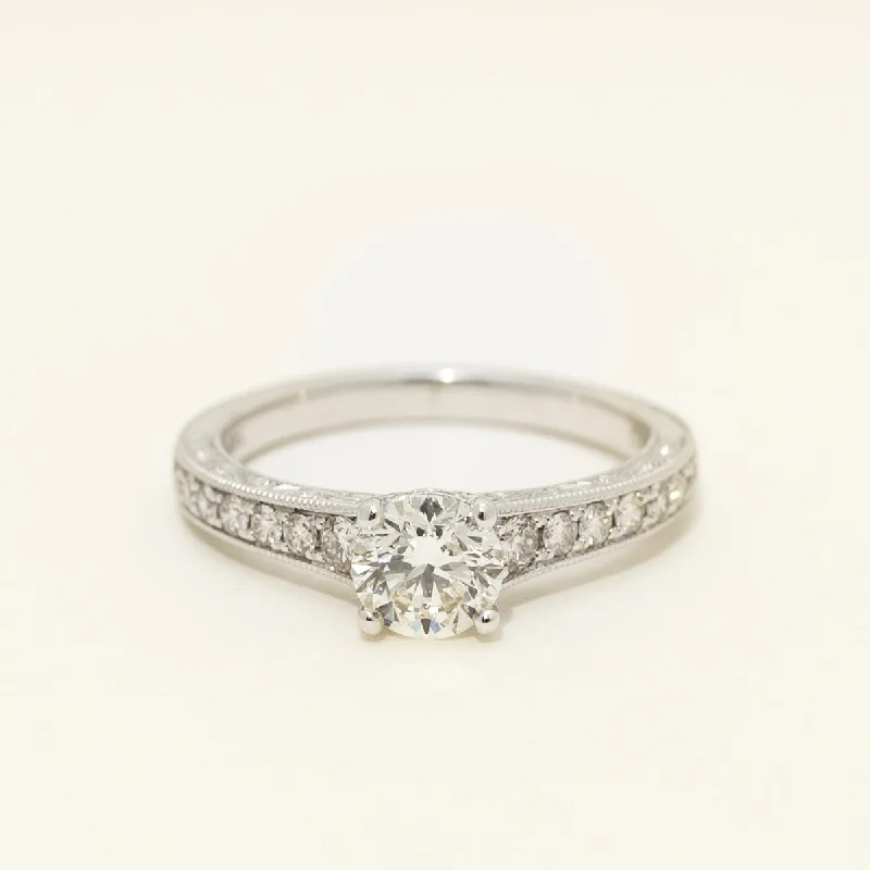 Diamond Engagement Ring in 14kt White Gold (1ct tw)