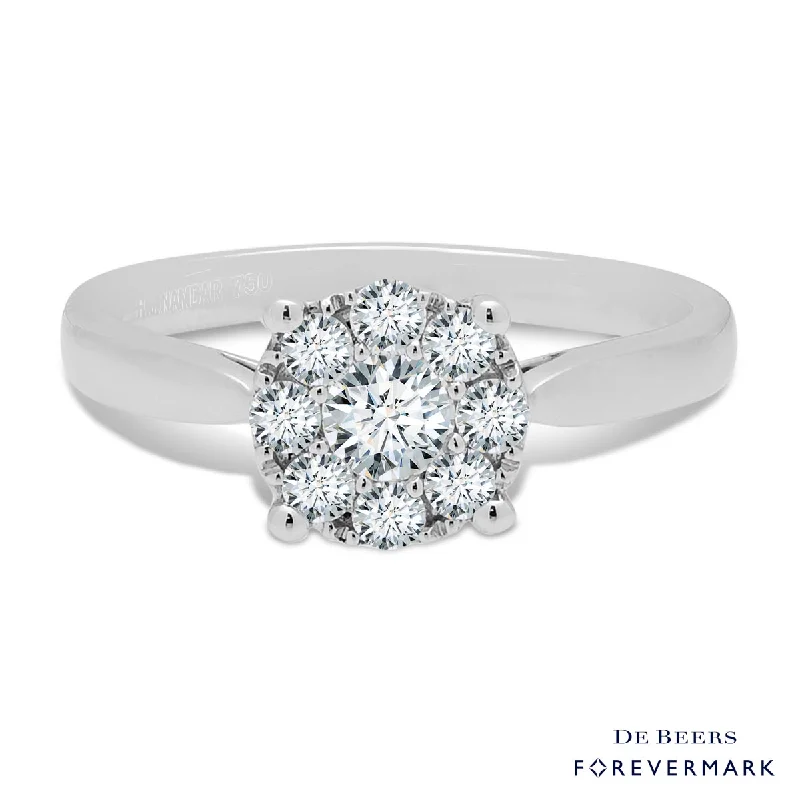 Forevermark Diamond Engagement Ring in 18kt White Gold (1/2ct tw)