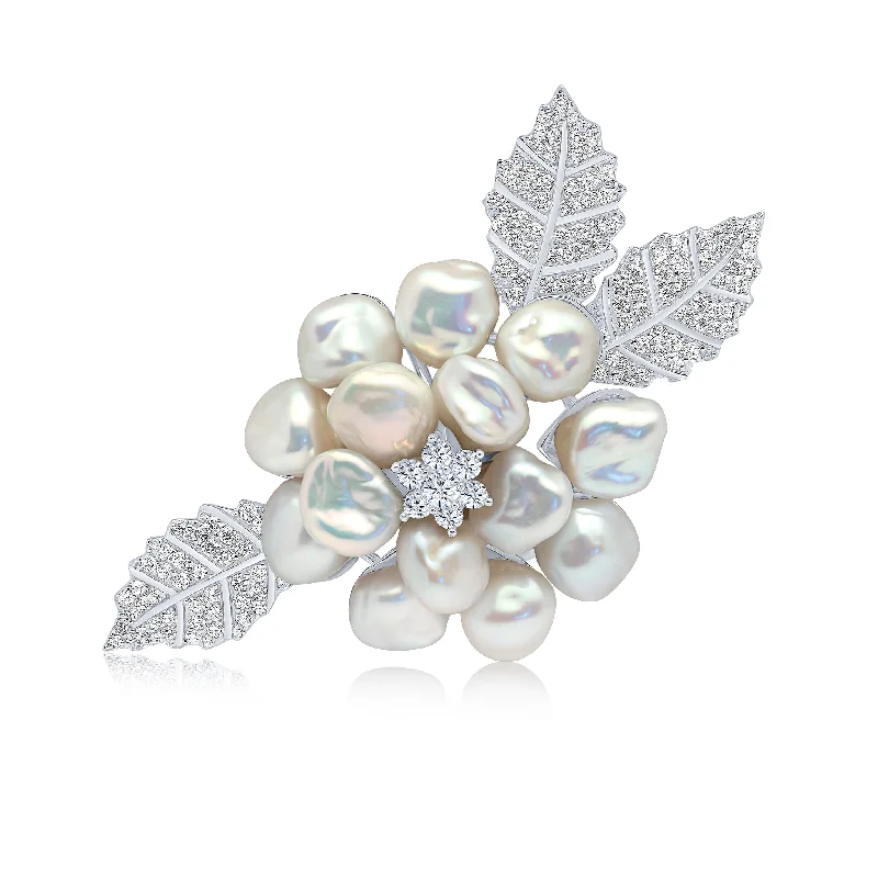 Blossom Pearl Brooch