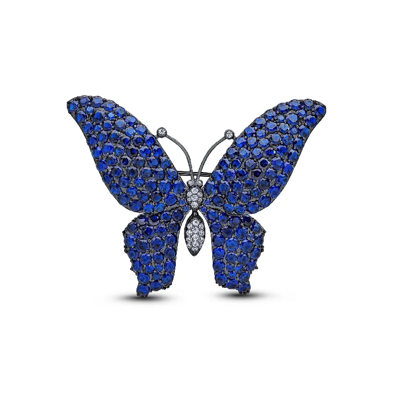 Butterfly Brooch (Sapphire)