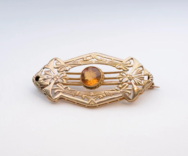 14K Gold Pin circa 1920