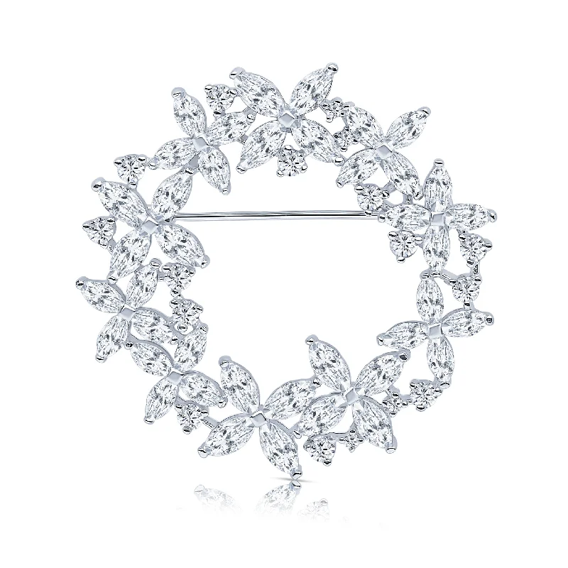 Margarita Brooch (Rhodium)