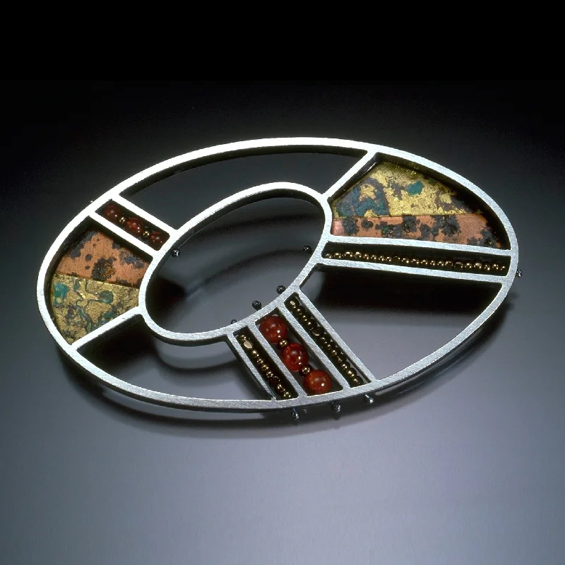 Open Mosaic Brooch