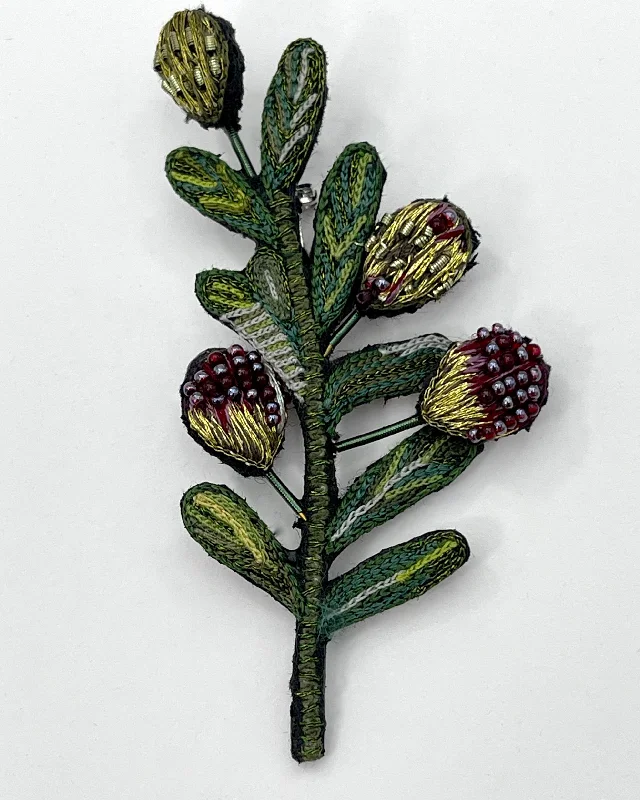 Olive Branch Brooch