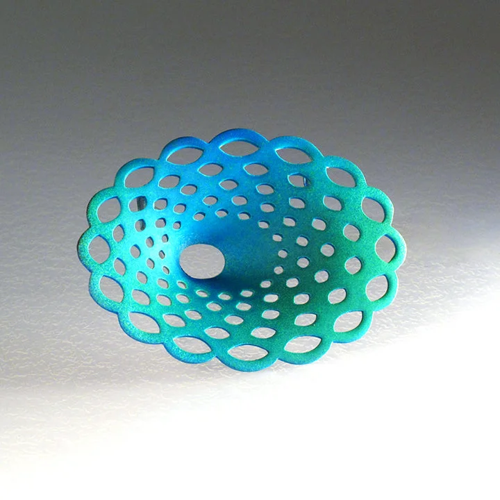 Warp Brooch- Oval Doily