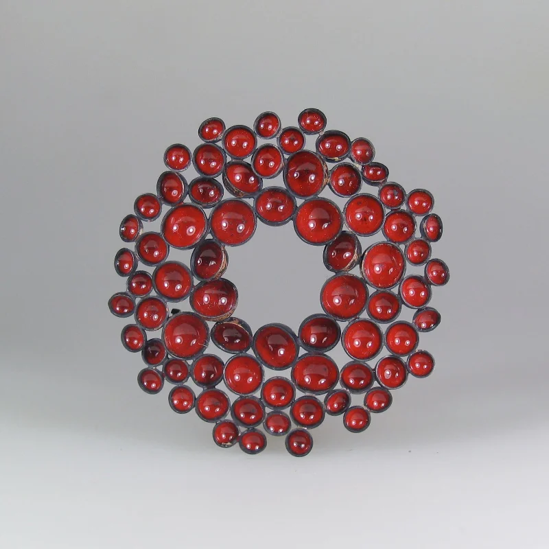 Foam Brooch- Round