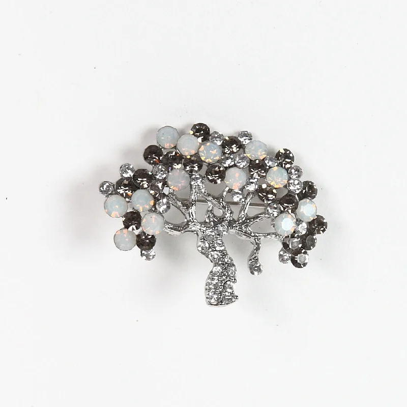 Sparkly Diamante 'Tree of Life' Brooch