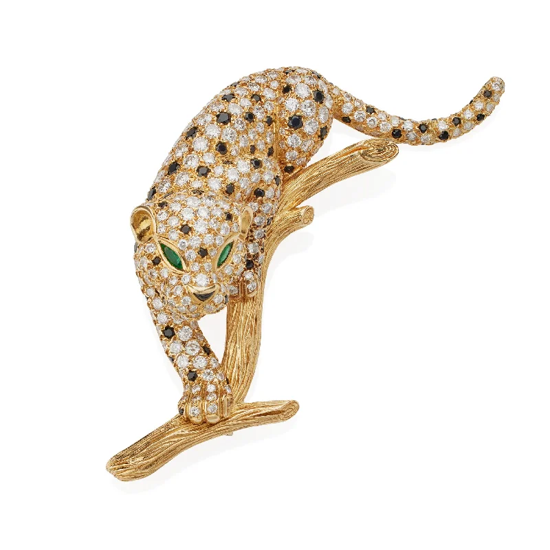 Van Cleef & Arpels Paris Diamond Panther Brooch