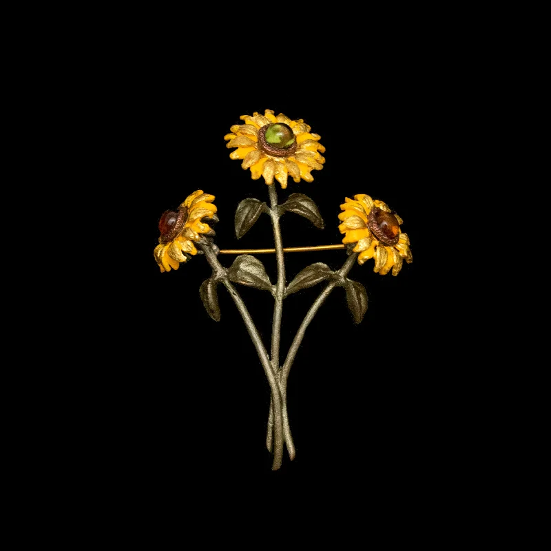 Van Gogh Sunflower Brooch - Web Exclusive