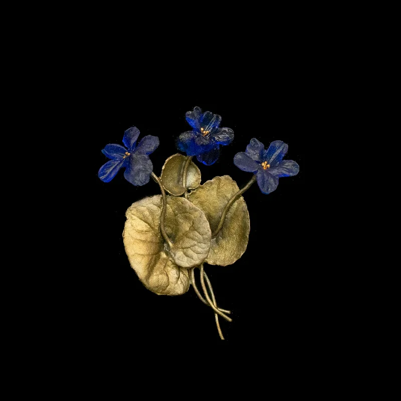 Wild Violet Statement Brooch